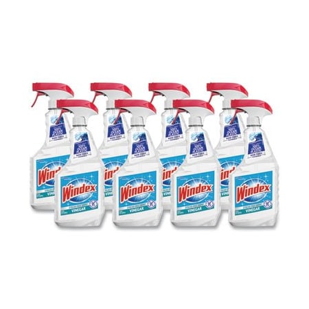 Sc Johnson Windex, Multi-Surface Vinegar Cleaner, Fresh Clean Scent, 23 Oz Spray Bottle, 8PK 312620
